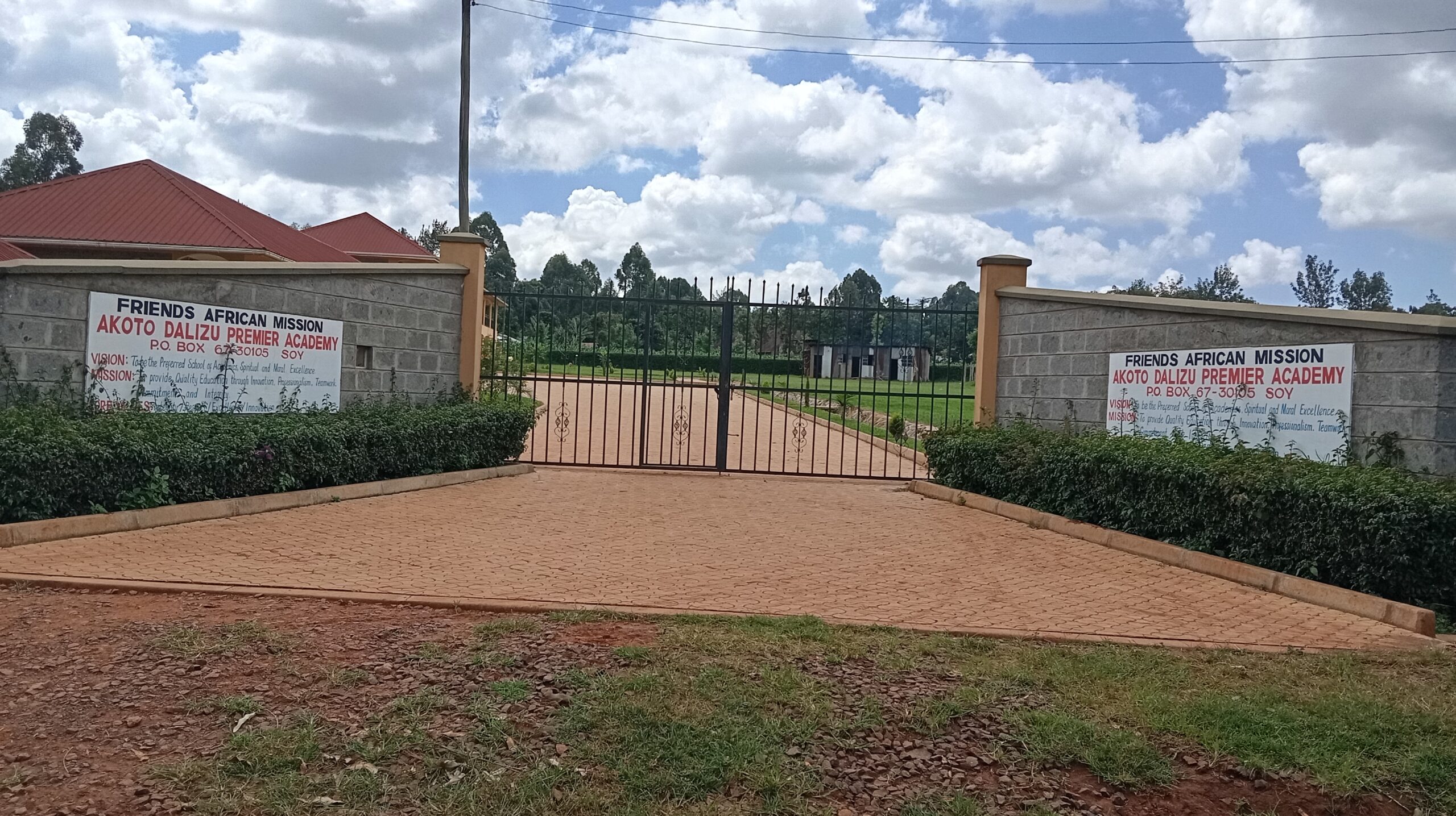 Akoto Dalizu Premier Academy-Entrance